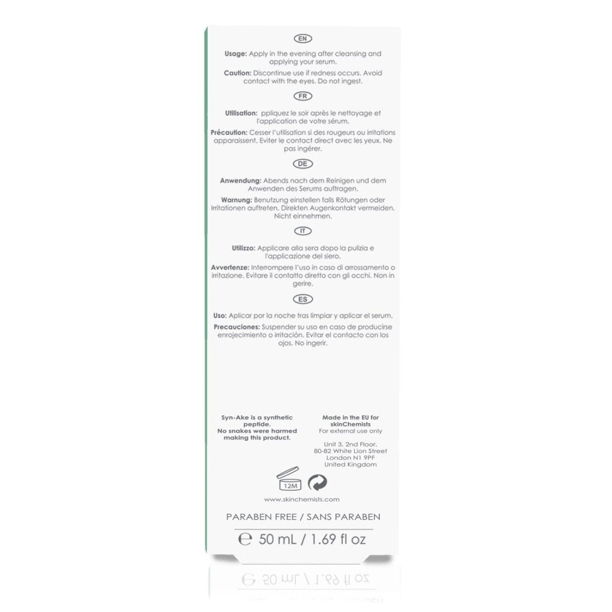 skinChemists Wrinkle Killer Night Moisturiser 50ml