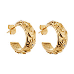 Ballinger You’re My Sun, Moon and Stars Gold Hoops