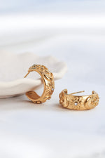 Ballinger You’re My Sun, Moon and Stars Gold Hoops